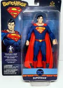 SUPERMAN BendyFigs DC Comics Bendy Figure Authentic BRAND NEW on card from UK - Picture 1 of 1