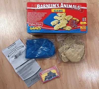 Fisher Price Barnum's Animals Crackers Game Matching & Memory COMPLETE - Image 1 of 4