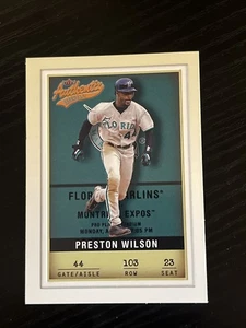 Fleer Authentix 2002 - Preston Wilson #103 - Foto 1 di 2