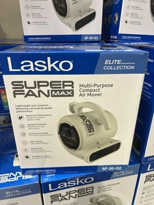 NEW Lasko Super Fan Max Multi-Purpose Compact Air Mover/Model SF-20-G2 New - Picture 1 of 6
