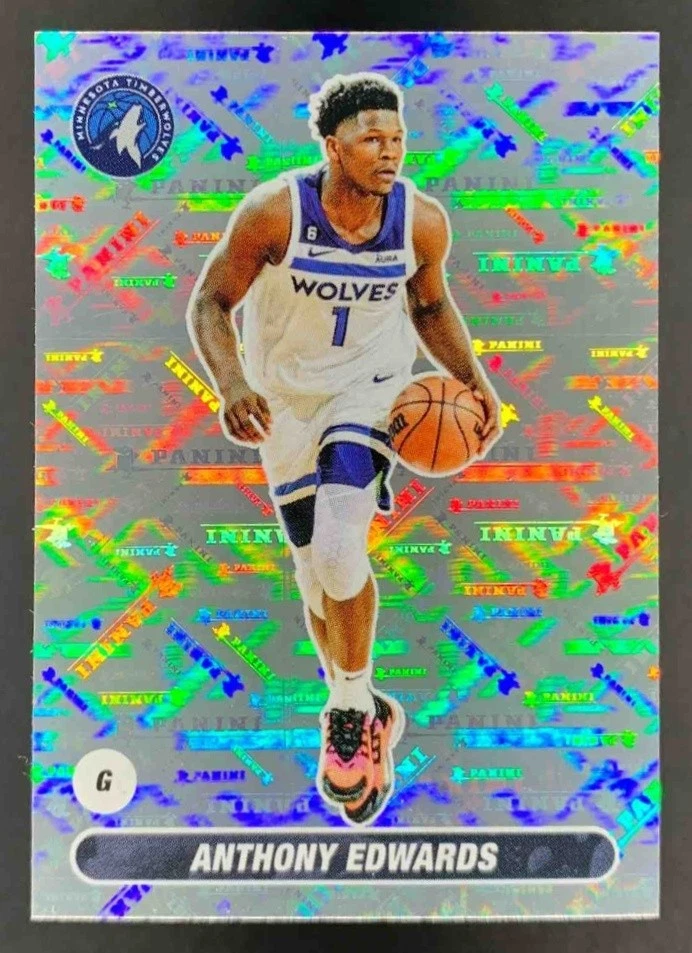 Anthony Edwards 2023-24 Panini Sticker & Card Collection Timberwolves - Image 1 of 2