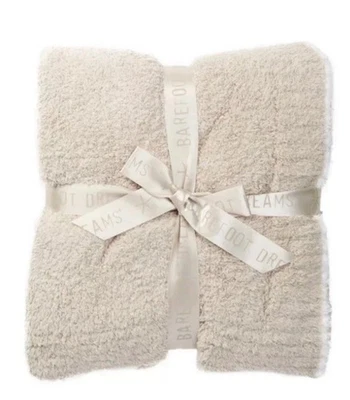 Nuevo Barefoot Dreams Throw-45”x60” (piedra/blanco) Foto 1 de 4