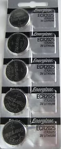 5 x CR2025 2025 Energizer Batteries - Picture 1 of 1