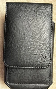 Cell phone vertical leather case size 5". pouch Cover Belt Clip Holster, - Picture 1 of 3