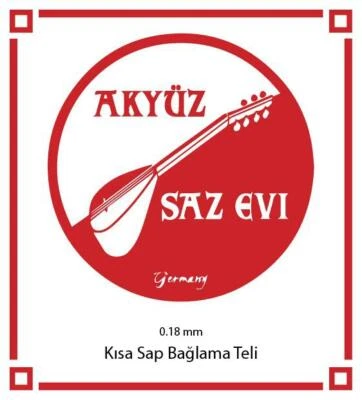 🎶Kisa Sap Tel 0,18 Saz / Baglama / Teli / Saiten / String AKYÜZ SAZ EVI