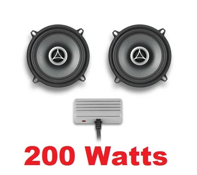 200 watt 5.25 "  SPEAKERS & MINI AMPLIFIER by CYCLE SOUNDS * 2006-up HARLEY - Image 1 of 4