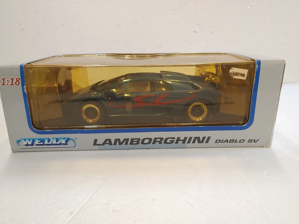 Welly Lamborghini diablo SV art. 9849 W colore blu metallizzato 1/18 - Immagine 1 di 1