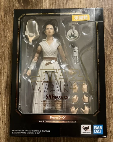 S.H.Figuarts Rey and D-O Star Wars Rise of Skywalker Complete Bandai Japan New Cover