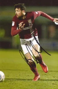NORTHAMPTON: BRENDAN MOLONEY SIGNED 6x4 ACTION PHOTO+COA - Picture 1 of 1