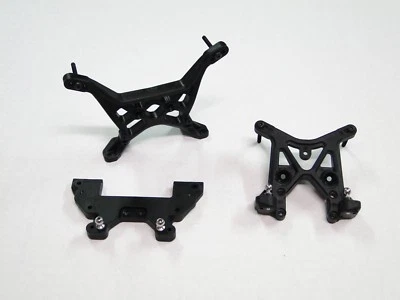 NEW ASSOCIATED Shock Towers Front & Rear PROSC10 DB10 TROPHY RAT AX12 - Image 1 of 3