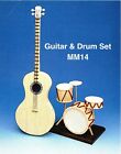 Matchstick Model Kit Guitar and Drum Set Match Craft Model Kit