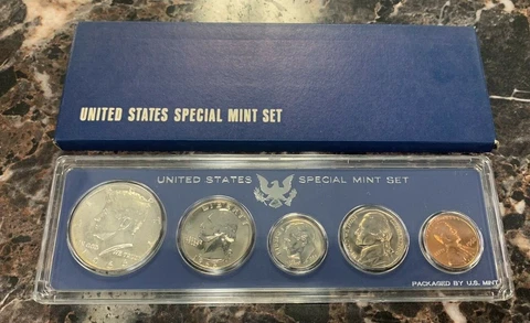 1966 Special Mint SMS Set United States US Original Government Packaging Box Cover