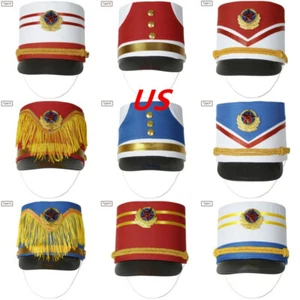 Children Drum Band Hat Contrast Color Stage Performance Cosplay Cap Decor New - Picture 1 of 171
