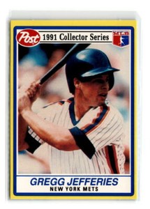 1991-Post Cereal -#9-Gregg Jefferies -New York Mets