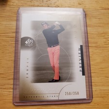 PGA Golf CARD 2001 Upper Deck JESPER PARNEVIK GOLD RARE 250/250 Ebay 1/1 Sports