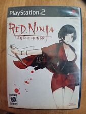 Red Ninja End of Honor PS2 PlayStation 2 - Complete Read Description 