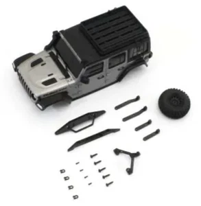Kyosho RC 1/28 Mini Z JEEP WRANGLER UNLIMITED RUBICON Body Shell #MXB08S - Picture 1 of 3