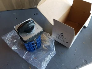 Rotary Cam Changeover Switch 3pole 0-1-2-3 Selector Kraus&Naimer Style selector - Picture 1 of 3
