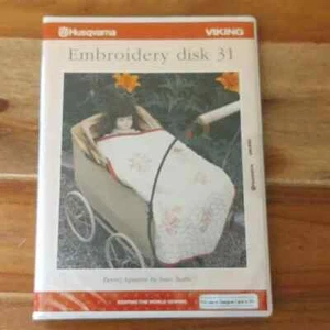 Disco de bordar Husqvarna Viking 31 centavos cuadrados de Snez Babic - Imagen 1 de 3