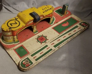 VTG MARX TIN PLATE LITHOGRAPH TRANS-AMERICAN AIRWAYS AIRPORT 5-138-5 Playset - Picture 1 of 7