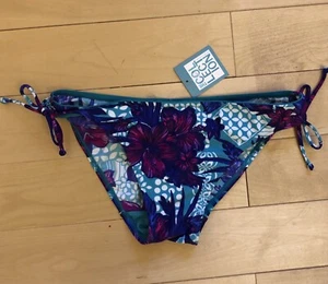 New Ladies Swim Breifs Size 12 Debenhams Floral - Picture 1 of 1