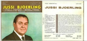 JUSSI BJOERLING - TOSCA TURANDOT MANON LESCAUT    NM/NM   45 giri - Picture 1 of 1