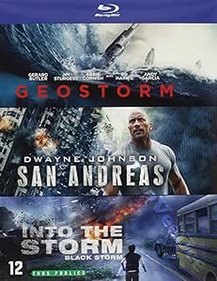 Disasters Collection Geostorm/ San Andreas/ Into Storm NEW Blu-Ray 5-Disc BoxSet - Image 1 of 1