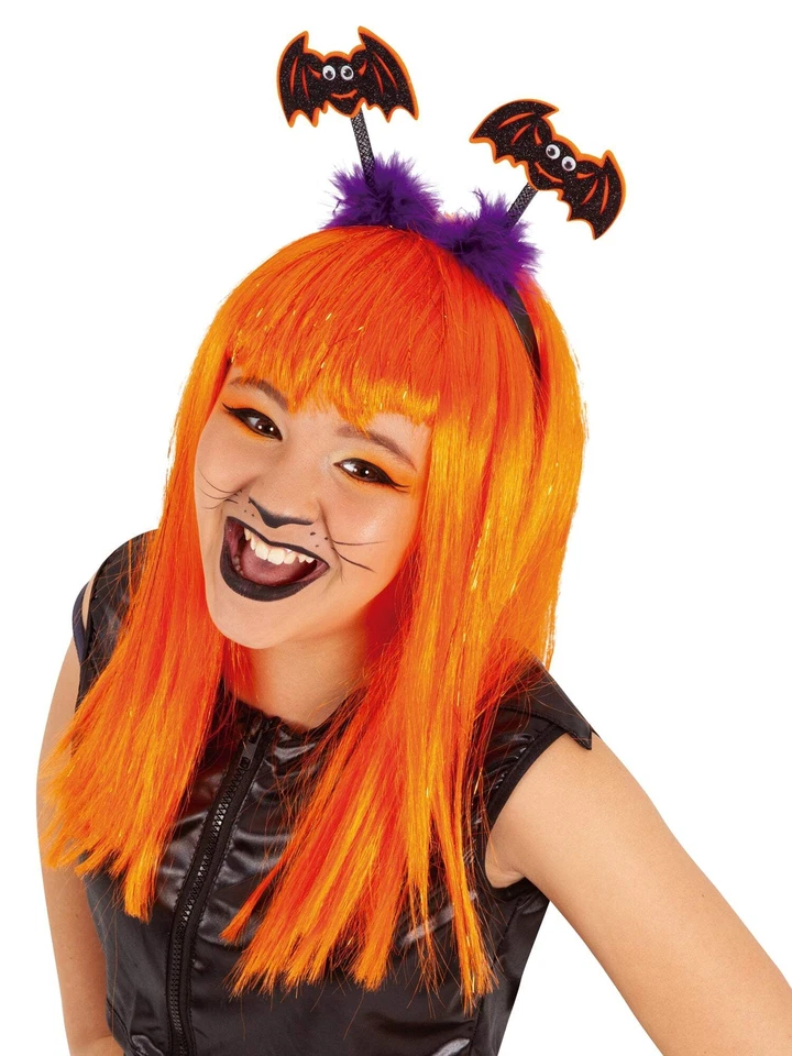 Bat Bopper Headband with Moving Eyes Kids Halloween Accessory Boys Girls - Image 1 of 1