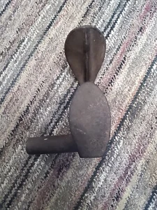 Vintage Warranted Cast Iron Cobbler Shoe Anvil Repair Stand - 7" x 6" x 6" - Picture 1 of 8