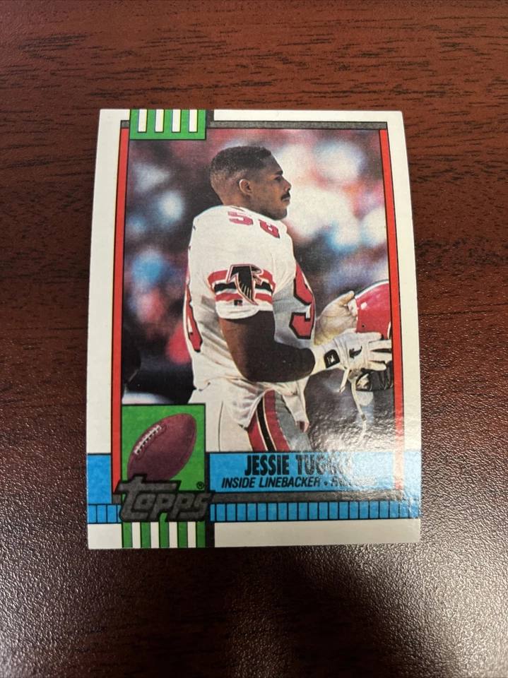 1990 Topps Jessie Tuggle #479  RC  Rookie  Atlanta Falcons Combined Shipping - Image 1 of 1