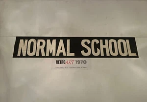 Normal School - Glasgow Dalmarnock Garage Bus Blind 35” - Scottish Gift - Picture 1 of 10