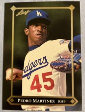 1992 Leaf Gold Rookies Pedro Martinez Los Angeles Dodgers #BC-3