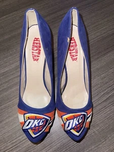 HERSTAR Oklahoma City Thunder OKC Pumps Size 10 - Picture 1 of 6
