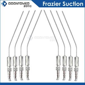 8pcs FRAZIER Suction Tube 5, 6,7,8,9,10,11,12 Fr Dental Surgical ENT Instruments - Picture 1 of 4