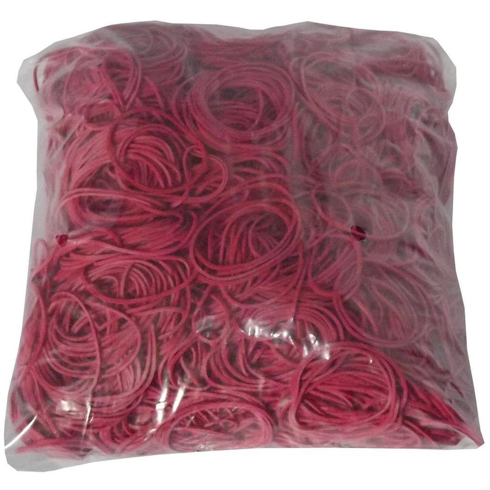 FA.ARS ® 1 kg Gummiringe Gummiring rot 80mm Ø 4mm breit Haushaltsgummis Gummibänder