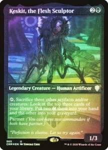 LÁMINA GRABADA Keskit, el escultor de carne - 565 leyendas poco comunes del comandante CMR Magic The Gathering - Imagen 1 de 1