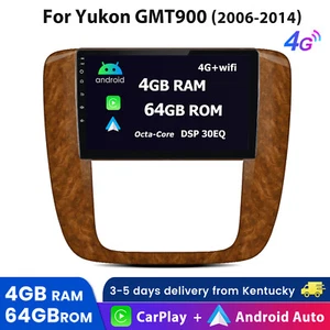 For GMC Yukon 2006-2014 4+64G 8CORE Android 13 Car Radio Stereo Carplay GPS Navi - Foto 1 di 15