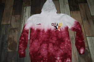 HyperFly x NBA All Star Game 2022 Cleveland Hoodie Sweatshirt Red Tie Dye XL - Picture 1 of 9