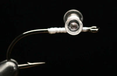 Flat End Eye Glass Rattles Ø 3mm 6,25mm breit #FRAT Hareline USA  10 Stück  - Bild 1 von 4