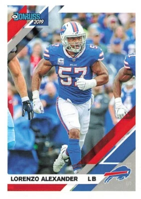 2019 Donruss #39 Lorenzo Alexander Buffalo Bills - Image 1 of 2