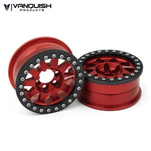 Vanquish VPS07759 Aluminum Method Race Wheel 101 1.9 Beadlock Wheel Red (2) - Picture 1 of 1