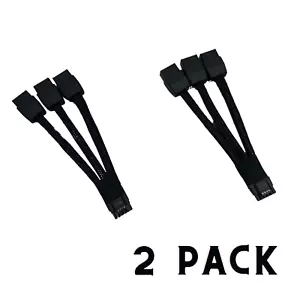 (2Pack) 12VHPWR 3x8-Pin to 16-Pin PCIE 5.0 Power Adapter Cable RTX5090 5080 4090 - Picture 1 of 4