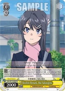 Weiss Schwarz: Rascal Does Not Dream Series- SBY/W114-E007 Mai R - Imagen 1 de 1