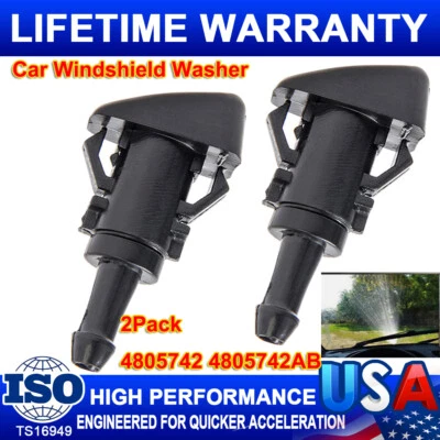 2 piezas para Subaru Impreza 2008-2014 WRX STI limpiaparabrisas lavadora boquilla de chorro NUEVO Foto 1 de 4