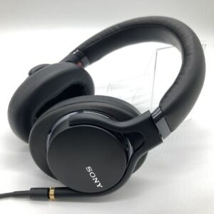 SONY MDR-1AM2 S STEREO HEADPHONES Black Hi-res Tested & Works From Japan