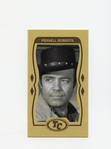 #TN00119 PERNELL ROBERTS Anti Tobacco NO SMOKING Trade Card RARE