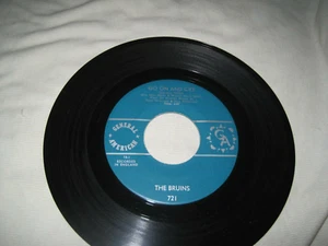 THE BRUINS Go Ahead And Cry 45 Garage Rock Beat General American Sixties - Imagen 1 de 2