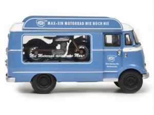 1:43 Benz L319 promoción NSU Max-UNA MOTO COMO NUNCA Schuco FoModel regalo - Imagen 1 de 2