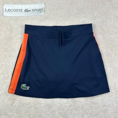 LACOSTE Sport Miami Open 2022 Women Uniform Navy Stretch JF4675 Pull On Skirt 34 - Image 1 of 4