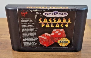 Sega Genesis Caesar’s Palace - CART ONLY *Tested & Works* - Picture 1 of 5